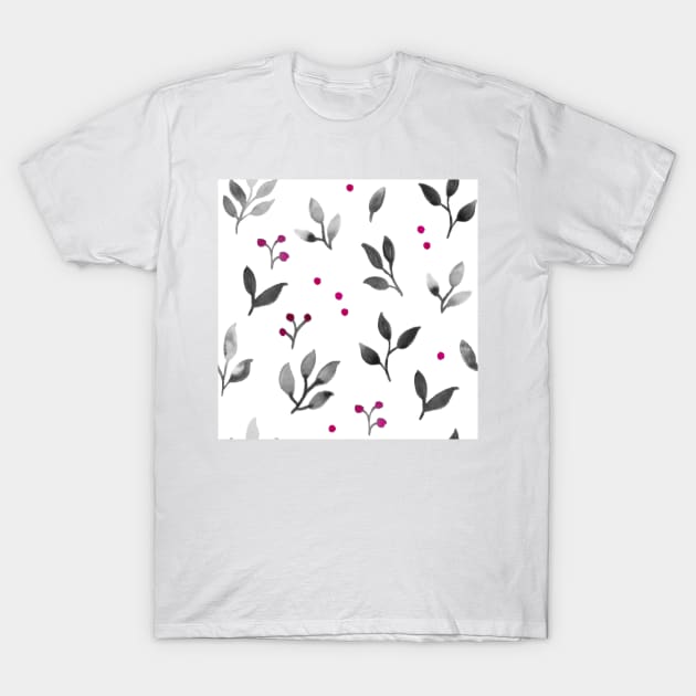 Leaf Pattern 3 T-Shirt by Ychty